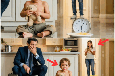 “El Millonario Que Regresó Antes de Tiempo y Encontró a Su Hijo de Cuatro Años Llorando por No Haber Recibido Su Merienda, Mientras la Niñera Distraída No Imaginaba Que Él Observaba Desde la Puerta, Desatando una Escena Impactante, una Conversación Tensa y un Giro Final Que Nadie en la Casa Olvidaría”