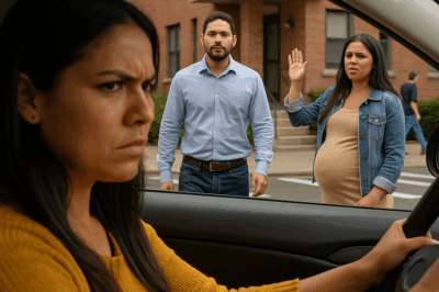 “En un simple alto de semáforo vi a mi marido salir de un edificio, y una mujer embarazada lo despedía con una cercanía que me dejó paralizada. Aquella escena de pocos segundos desató una sospecha que transformó mi vida, reveló secretos inimaginables y me obligó a tomar una decisión que él jamás creyó que tendría el valor de enfrentar.”