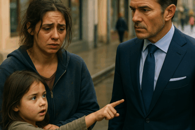 “‘No llores, mamá… quizá ese hombre nos ayude’, dijo la niña señalando a un extraño millonario — lo que sucedió después conmovió a toda la ciudad: una historia real de esperanza, secretos y destino que une a tres personas de mundos opuestos en una noche de invierno. Nadie imaginó que aquel encuentro casual revelaría una conexión tan profunda que cambiaría sus vidas para siempre.”