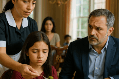 “La hija del millonario viudo llevaba dos semanas sin comer ni hablar tras la muerte de su madre — hasta que llegó una nueva empleada al hogar y cambió todo: lo que ocurrió después conmovió hasta las lágrimas a quienes presenciaron el inesperado vínculo entre la niña y la joven mujer, y reveló una verdad que ni el propio padre podía imaginar. Una historia de dolor, amor y redención que demuestra que la esperanza puede renacer en los lugares más inesperados.”