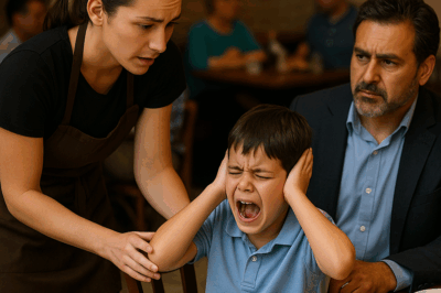 💥 “El Hijo Autista del Millonario Lloraba Sin Control en Medio del Restaurante — Pero Entonces Una Camarera Se Acercó y Dijo Algo Que Hizo Que Todo el Lugar Quedara en Silencio. Lo Que Pasó Después Cambió Para Siempre La Vida del Hombre Más Rico de la Ciudad.”