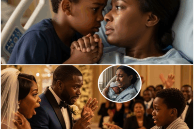 ¡ESCENA IMPACTANTE EN PLENA BODA! En esta historia completamente ficticia, un niño de solo nueve años irrumpió en la ceremonia sosteniendo un bebé en sus brazos, dejando a todos en shock. Lo que dijo frente a la multitud —un secreto que nadie imaginaba y que cambiaba la historia de la familia para siempre— hizo que la novia soltara un grito que retumbó en toda la iglesia… ¡El giro final es absolutamente sorprendente!