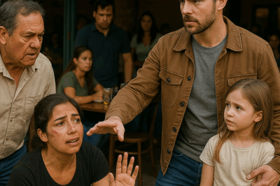 “El día en que un padre soltero y su hija enfrentaron el miedo: ‘Papá, ¿podemos ayudarla?’ — Lo que sucedió cuando un hombre se interpuso entre una mujer aterrada y dos agresores dejó al restaurante entero sin aliento… y reveló una verdad que nadie vio venir.”