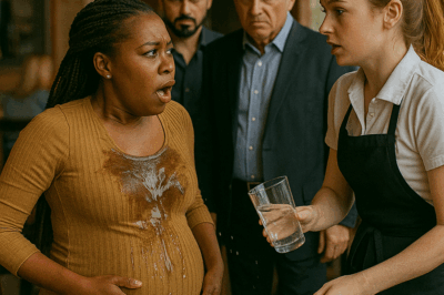 “Una camarera derramó agua sobre una mujer embarazada sin saber que era la esposa del jefe más temido del país: segundos después, el restaurante entero se paralizó y lo que ocurrió a continuación dejó a todos los presentes entre el miedo, el misterio y la sorpresa más inimaginable. Lo que parecía un error inocente desató una historia que nadie se atreve a contar en voz alta…”