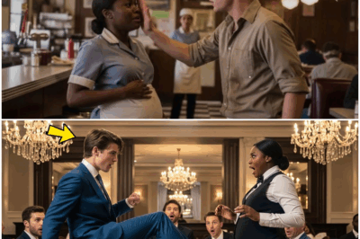 El Hijo de un Multimillonario Pierde el Control y Empuja a una Camarera Embarazada sin Imaginar Quién Es Su Esposo: Un Acto Injustificable que Desata una Cadena de Revelaciones Ocultas, Tensiones Inesperadas y un Final Tan Desconcertante que Dejará al Público en un Estado de Asombro Absoluto