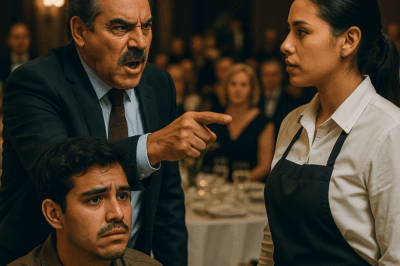 La Impactante Noche en la que un Millonario Perdió el Control y Gritó Que “Esa Cosa No Era su Hijo”, Justo Antes de que la Mesera Revelara una Verdad Oculta, Sorprendente y Oscura que Cambió el Ambiente del Lujoso Banquete, Desató el Silencio de los Invitados y Destapó un Secreto que Nadie se Atrevía a Imaginar