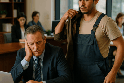 La Noche en la que un CEO Desesperado Rogó “Hazlo Rápido, por Favor…”, Sin Imaginar que Aquel Padre Soltero, al Quitarse la Chaqueta Frente a Todos, Desataría una Revelación Tan Sorprendente y Poderosa que Cambiaría el Destino de la Empresa, Haría Temblar a los Ejecutivos y Dejaría al Público Sin Respiración