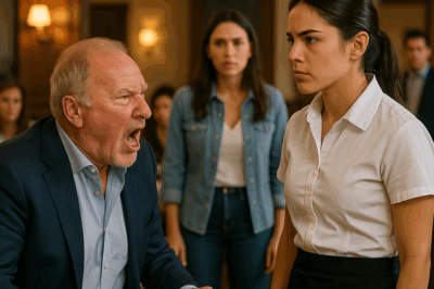 “El personal del restaurante huyó del multimillonario grosero, temido por todos… hasta que una joven mesera decidió enfrentarlo delante de los clientes. Lo que dijo no solo lo dejó en silencio, sino que provocó un giro inesperado que cambió para siempre la reputación del empresario y reveló una historia oculta detrás de su arrogancia. Una lección de humildad, coraje y dignidad que nadie olvidará.”