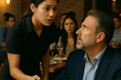 “Un millonario cenaba tranquilo hasta que una nueva mesera se le acercó y le susurró: ‘Señor, salga del país de inmediato’. Nadie entendió lo que pasaba, pero segundos después, algo ocurrió que dejó al restaurante entero paralizado. Lo que esa joven sabía, y lo que decidió arriesgar para advertirle, cambió el destino de ambos para siempre.”