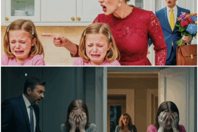 “Dos niñas lavaban más de trescientas platos por orden de su madrastra, creyendo que nadie descubriría el abuso, hasta que el millonario dueño de la mansión regresó sin avisar; lo que vio al entrar a la cocina desató un giro impactante que cambió el destino de la familia y dejó al público sin palabras.”