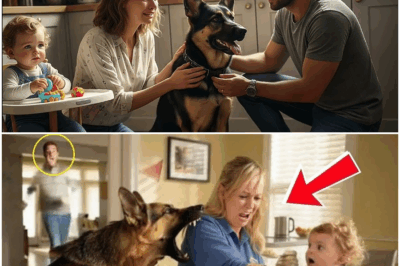 El Perro K9 Que Saltó Durante el Desayuno y Mordió a la Niñera Frente a la Familia: Nadie Imaginaba Que Su Reacción Tenía un Motivo Oculto… Hasta Que la Policía Revisó la Comida del Bebé y Descubrió Algo Tan Inquietante, Misterioso y Sorprendente Que Cambió el Rumbo del Caso Para Siempre