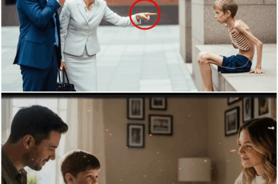 “Cuando la prometida del millonario le susurró: ‘Parece tu hijo perdido’, él creyó que era una broma cruel… pero lo que ocurrió después desató una cadena de revelaciones impactantes, secretos enterrados por años y un giro inesperado que dejó a toda la familia, a los invitados y a la prensa sin palabras”