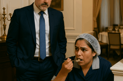 “Un millonario acostumbrado a la abundancia descubrió algo que lo dejó sin aliento: su empleada, escondida en la cocina, comiendo las sobras de su comida. Lo que hizo después sorprendió a toda su familia y cambió para siempre su manera de ver la vida. Una historia real que muestra cómo un pequeño acto de humildad puede despertar la humanidad incluso en los corazones más endurecidos por el lujo y el poder.”