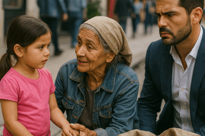 “La hija del millonario vivía en silencio total… hasta que una anciana que recogía latas se cruzó en su camino. Lo que sucedió entre ellas dejó al padre y a toda la ciudad sin palabras. Una historia impactante que demuestra que la conexión humana no entiende de dinero ni de estatus. Lo que parecía un encuentro casual se convirtió en un milagro inesperado que cambió tres vidas para siempre. Nadie imaginó que unas simples palabras romperían años de silencio.”