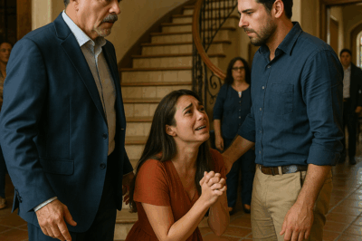 “El regreso inesperado de un millonario a su mansión terminó revelando un secreto tan perturbador que incluso los invitados quedaron paralizados: al entrar, escuchó a su hija suplicar ‘Perdóname… ya no puedo más’, desatando una cadena de confesiones, tensiones ocultas y revelaciones familiares que cambiarían para siempre el destino de todos los presentes.”