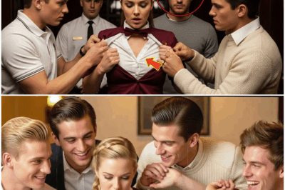 “Un grupo de jóvenes adinerados creía que podían humillar a una camarera indefensa en un restaurante tranquilo, pero lo que no sabían era que un multimillonario —un padre con un pasado tan misterioso como poderoso— estaba a punto de entrar por la puerta y presenciarlo todo, detonando un giro tan impactante que ningún testigo olvidaría jamás.”