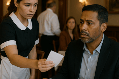 “Pidió un filete sin saber que su vida cambiaría con una nota. Un hombre misterioso, un restaurante común y una camarera que ocultaba un secreto tan inesperado que lo dejó sin palabras. Lo que escribió en aquel pequeño papel no solo reveló su identidad, sino también una conexión imposible entre dos mundos. Nadie en ese lugar imaginó que el verdadero millonario no era quien pensaban…”