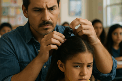 “Un padre preocupado decidió esconder un pequeño dispositivo en el cabello de su hija para descubrir por qué llegaba cada día con miedo… lo que escuchó después lo dejó sin aliento: una grabación escalofriante que reveló una verdad que nadie se atrevía a enfrentar. Una historia real que demuestra hasta dónde puede llegar un padre por proteger a su hija y cómo la valentía puede sacar a la luz los secretos más oscuros.”