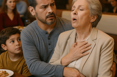 “Un padre soltero salvó la vida de una mujer durante una cena sin imaginar que ese acto cambiaría su destino para siempre. Días después, una limusina negra se detuvo frente a su casa y de ella bajó alguien que reveló una verdad tan impactante que transformó su vida y la de su hijo para siempre. Una historia que demuestra cómo un simple acto de bondad puede abrir las puertas del destino más inesperado.”