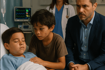 “Le dieron solo tres días de vida al hijo del millonario, pero un niño de la calle hizo lo imposible. Lo que ocurrió dentro del hospital dejó a los médicos sin palabras y transformó la vida de una familia entera. Una historia que comenzó con desesperación y terminó en un acto inexplicable de amor, esperanza y humanidad que desafió toda lógica y conmovió a millones.”