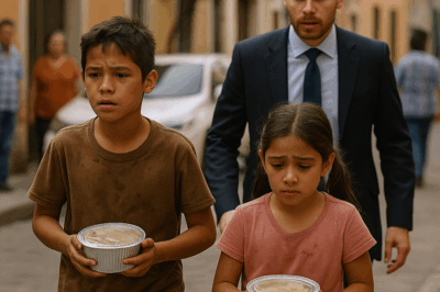 “Un millonario mexicano persiguió a dos niños que huyeron con las sobras de su plato en un restaurante… pero cuando los alcanzó y preguntó por qué lo habían hecho, la respuesta lo dejó sin aliento: una historia de hambre, dignidad y una lección que transformó su manera de ver la vida y lo llevó a cambiar el futuro de muchas familias.”