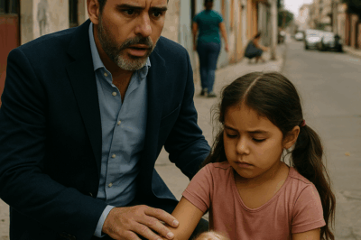 “Un empresario millonario se detuvo al ver a una niña jugando sola en una calle polvorienta… Cuando se acercó, descubrió algo que lo dejó sin aliento: la verdad detrás de aquella pequeña cambió su vida, su pasado y su futuro. Lo que parecía una simple coincidencia se convirtió en un encuentro imposible de explicar. Nadie estaba preparado para el secreto que escondía aquella niña con la que compartía más de lo que imaginaba.”