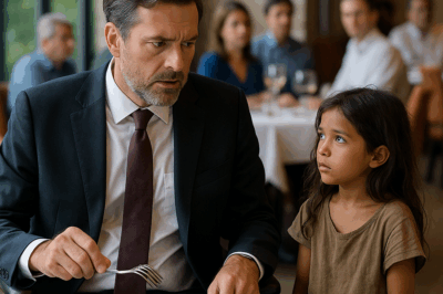 “Una niña pobre se acercó a un millonario paralítico y le dijo: ‘Dame tus sobras y te devolveré la esperanza’. Todos pensaron que era una locura… hasta que minutos después ocurrió algo que dejó a los médicos, empleados y testigos en completo silencio. Lo que comenzó como un acto de compasión se convirtió en una historia que desafió la lógica, la ciencia y el corazón del propio empresario.”