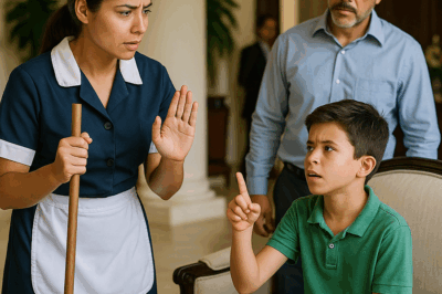 “El hijo sordo del patrón pedía ayuda todos los días, pero nadie lo entendía — hasta que llegó una nueva empleada al hogar y descubrió el mensaje oculto detrás de sus gestos. Lo que parecía un simple intento de comunicación terminó revelando un secreto que cambiaría la vida de la familia para siempre. La historia real que conmovió a todos demuestra que, a veces, el amor y la empatía son más poderosos que cualquier palabra.”