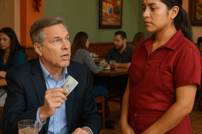 “‘¡Te doy mil dólares si me atiendes en inglés!’, le dijo un cliente extranjero a una mesera mexicana… pero su respuesta dejó a todo el restaurante en silencio y al hombre completamente mudo”