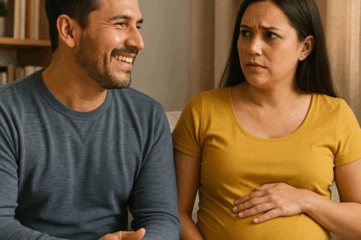 “Mi esposa me preguntó: ‘¿Por qué estás tan feliz?’. Sonreí antes de decir algo que la dejó sin palabras: ‘Porque sé que estás embarazada… pero no de mí’. Lo que vino después fue un silencio helado, una verdad oculta durante meses y una revelación que terminó exponiendo una historia de engaño, redención y un acto final que nadie vio venir.”