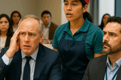 “Millonario extranjero entra en pánico en un importante evento internacional al quedarse sin traductor, el caos se apodera de la sala… hasta que una simple limpiadora, ignorada por todos, da un paso al frente y pronuncia unas palabras que cambian el rumbo de la reunión. Lo que nadie sabía sobre su pasado dejó al público sin aliento y reveló una historia que nadie se atrevía a imaginar.”