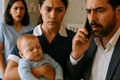 “El hijo del millonario llevaba una semana sin comer, y los médicos no encontraban explicación. Nadie sabía qué hacer… hasta que una humilde empleada doméstica entró en la habitación, tomó al bebé en brazos y ocurrió algo que dejó a todos sin palabras. Lo que parecía un milagro no solo salvó una vida, sino que también reveló una historia de amor, pérdida y humanidad que cambiaría el destino de una familia entera.”