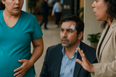 “Una empleada de limpieza embarazada fue despedida después de detener su trabajo para ayudar a un hombre herido. Sus jefes la acusaron de ‘abandonar sus funciones’, pero al día siguiente, algo sucedió que nadie esperaba. Un coche negro se detuvo frente a su casa, y la verdad sobre la identidad del hombre que había salvado cambió su vida para siempre.”