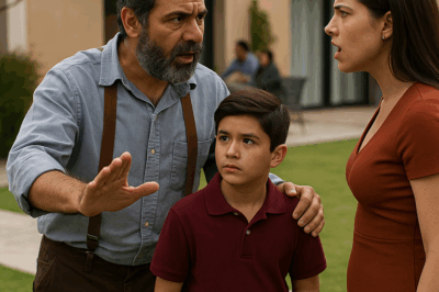 “‘¡No lo toques!’, gritó el jardinero judío mientras se interponía entre la madrastra y el hijo del patrón. Nadie en la casa imaginaba lo que estaba a punto de descubrirse: un secreto oculto por años, una herencia en disputa y un vínculo de sangre que cambiaría para siempre el destino de todos. Lo que comenzó como una simple discusión en el jardín terminó revelando una verdad que estremeció a toda la familia.”