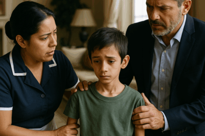 “El hijo del millonario comenzó a perder peso misteriosamente día tras día… los médicos no encontraban explicación, hasta que una humilde empleada del hogar descubrió la verdad detrás del silencio del niño. Lo que reveló conmocionó a toda la familia y cambió por completo el destino de esa mansión. Una historia real llena de intriga, dolor y redención que demuestra que el amor y la empatía pueden sanar heridas que ni el dinero ni la ciencia logran curar.”