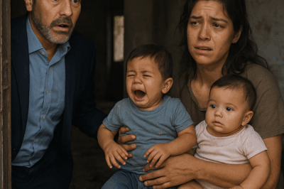 “Un millonario compró una casa abandonada que nadie quería, convencido de que haría una gran inversión. Pero al entrar, descubrió algo que lo dejó sin aliento: una joven madre con dos bebés vivía allí en secreto. Lo que ocurrió después cambió la vida de todos los involucrados y reveló una historia tan humana como inesperada. Nadie imaginó el final de esta conmovedora historia.”