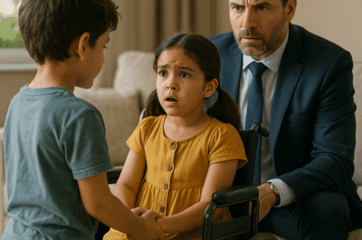 “‘Haz que mi hija vuelva a caminar y te adoptaré’, prometió el millonario con voz fría al pequeño huérfano que lo miraba con ojos esperanzados. Nadie creyó que el niño pudiera cumplir aquella promesa imposible… hasta que un milagro en medio del dolor cambió sus vidas para siempre. Lo que hizo el huérfano frente a la mirada de todos dejó a los médicos, a la prensa y al propio empresario sin palabras.”