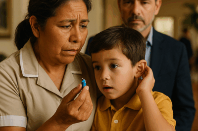 “Un millonario desesperado por la salud de su hijo, nacido sordo, nunca imaginó que la solución no vendría de médicos ni de tecnología avanzada, sino de su propia empleada doméstica. Cuando la mujer sacó un misterioso objeto de su bolso y lo colocó frente al niño, lo imposible ocurrió. Lo que todos presenciaron después cambió su destino… y reveló un secreto guardado durante generaciones.”