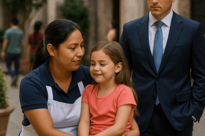 “La empleada que cuidó a la hija del millonario… y lo que él descubrió la dejó sin aliento: una historia de lealtad, amor oculto y la decisión que cambió sus vidas para siempre”