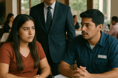 “Un mecánico humilde, confundido, se sentó en la mesa equivocada de un restaurante de lujo y terminó frente a la hija parapléjica de un poderoso empresario. Nadie podía imaginar lo que ocurrió después: un encuentro que empezó por error reveló secretos, prejuicios y una verdad oculta que cambiaría la vida de ambos para siempre. Lo que parecía un simple accidente se convirtió en la historia más inesperada de amor y redención.”