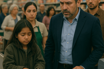 “Una niña sin hogar devolvió un pedazo de pan en la caja del supermercado porque no tenía suficiente dinero. Nadie imaginaba lo que ocurriría después: un millonario, testigo del gesto, tomó una decisión tan inesperada que cambió la vida de la pequeña, de los empleados y de todos los que estaban allí. Lo que hizo reveló una historia de humildad, empatía y un secreto guardado durante años.”