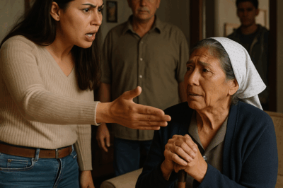 “Su propia hija la echó de casa sin piedad, creyendo que era una carga inútil. Nadie imaginaba que aquella anciana humilde escondía un secreto que cambiaría sus destinos: una herencia de más de diez millones de pesos, fruto de un pasado que su familia desconocía. Lo que la madre hizo después, y a quién decidió entregar su fortuna, dejó a todos —incluida su hija— completamente destrozados y arrepentidos.”