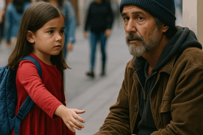 “‘¡Usted se parece a mi papá fallecido!’ — La frase que paralizó a un vagabundo en plena calle y cambió dos vidas para siempre. La hija de un millonario reconoció en un hombre sin hogar el rostro que creía perdido para siempre, pero lo que descubrió después dejó a toda su familia en shock. Un misterio de identidad, redención y un secreto que nadie imaginaba, oculto entre el dolor, la culpa y el destino.”
