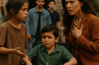 “‘Si usted me adopta, puedo curar a su hijo’, le dijo una niña de la calle a una mujer millonaria frente a todos. Nadie entendió sus palabras, pero lo que ocurrió después dejó a los presentes sin aliento: un misterio, una conexión inexplicable y un acto que desafió la lógica. La decisión que tomó la empresaria tras ese encuentro cambió no solo la vida de su hijo, sino también la suya… para siempre.”