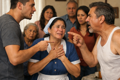 Mi hijo regresó tras cinco años y me encontró sirviendo como criada en mi propia casa; lo que hizo después destapó una traición que nadie imaginaba