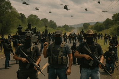 68 integrantes de un grupo armado bloquean la carretera en Michoacán y desatan horas de tensión, hasta que un sorpresivo operativo aéreo con helicópteros cambia el rumbo de la noche y conmociona a todo el país