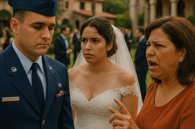En la boda perfecta de mi hermana, mi madre me humilló delante de todos llamándome “simple soldado”, sin imaginar que el invitado secreto descendería del Air Force One para buscarme por mi nombre y cambiar nuestra familia para siempre
