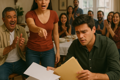 “La noche en que mi hermana anunció que habían votado para expulsarme de la familia, todos celebraron… hasta que un simple folder reveló secretos que cambiaron el destino de nuestro hogar para siempre.”