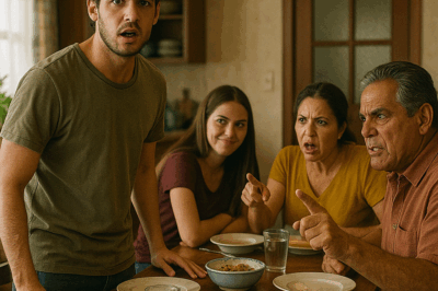 En la cena familiar mis padres me echaron de casa mientras mi hermana murmuraba que yo era “inútil”, hasta que una mujer descalza cruzó mi camino y cambió para siempre el rumbo silencioso de mi vida