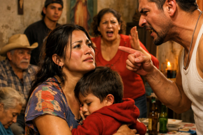 Me llamó “lo peor” y dijo que mi hijo sería igual; esa misma noche nos echó de casa… un año después, volvió con una carpeta en la mano y el miedo pintado en la cara